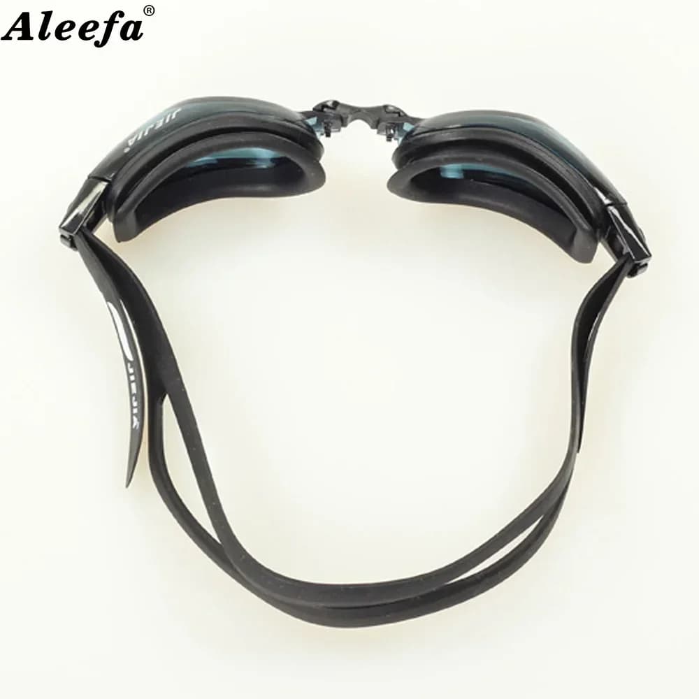 Lunettes de natation correctrices anti-buée réglables pour myopes -1.5 à -9.0
