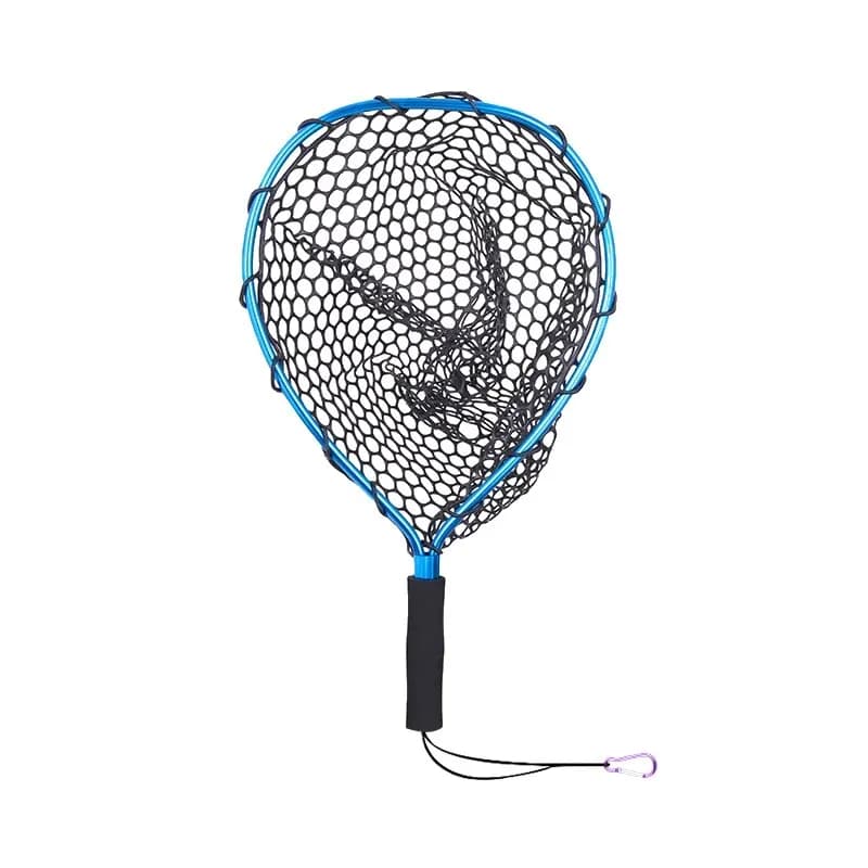 Filet de pêche portable ultraléger en alliage d'aluminium pour pêche à la mouche - TAIYU