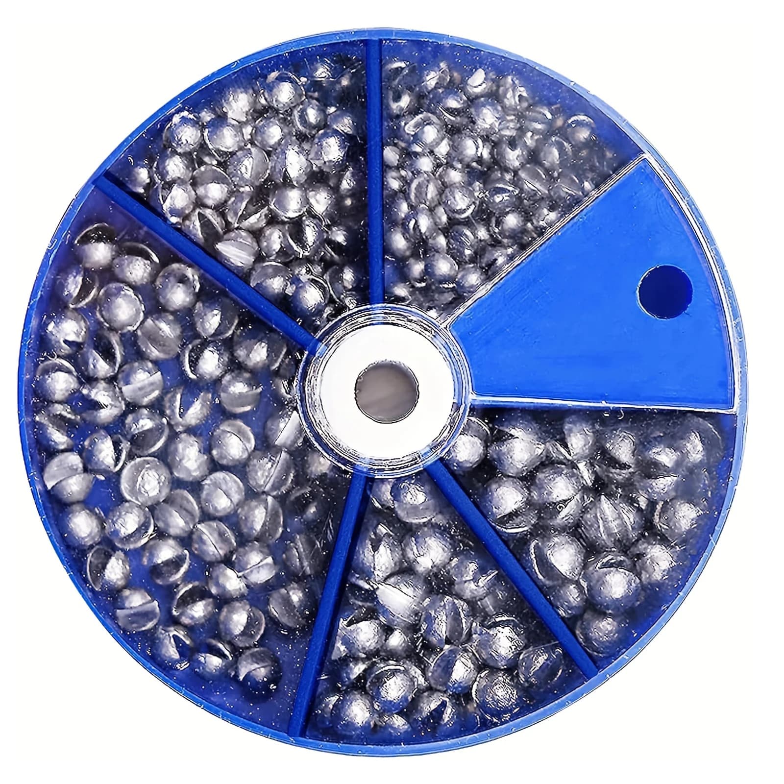 Plombs de pêche ronds amovibles - Lot de 107 ou 230 pièces pour une pêche précise et adaptable