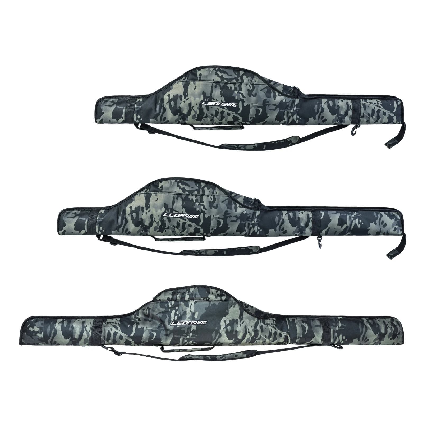 Sac de pêche pliable 160/140/120cm pour cannes à pêche - Stockage transportable matériel pêche France