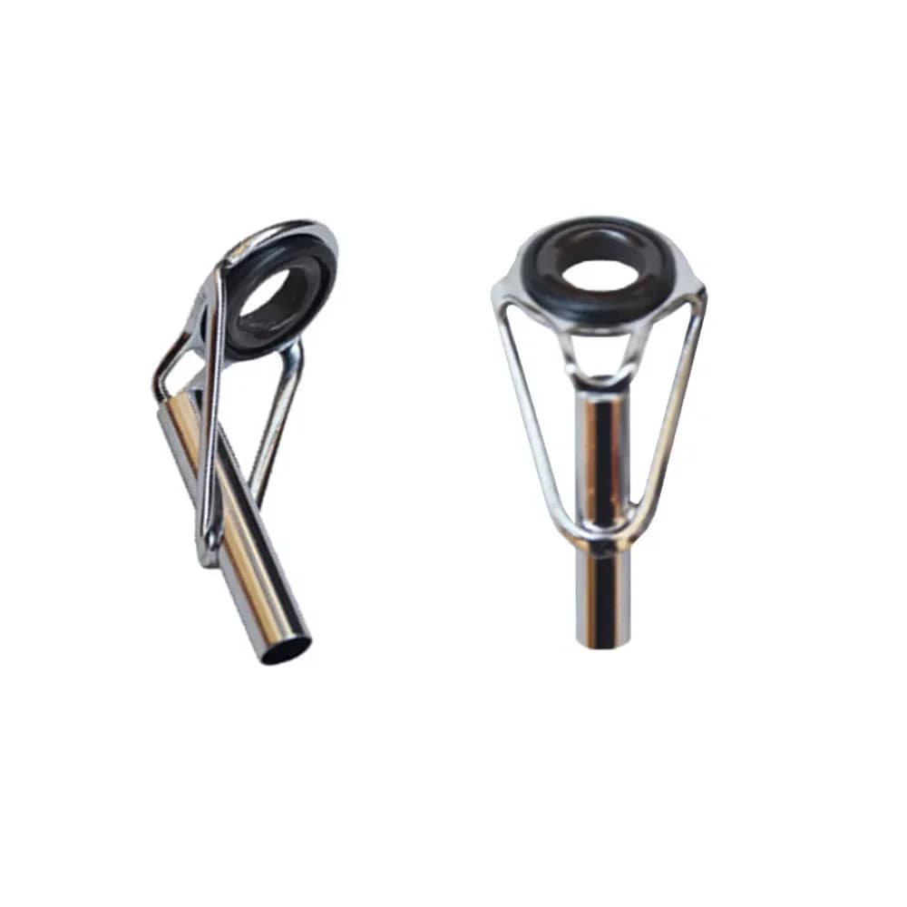 Kit de réparation pour canne à pêche avec anneaux guides en acier inoxydable 1.6mm à 3.8mm,
