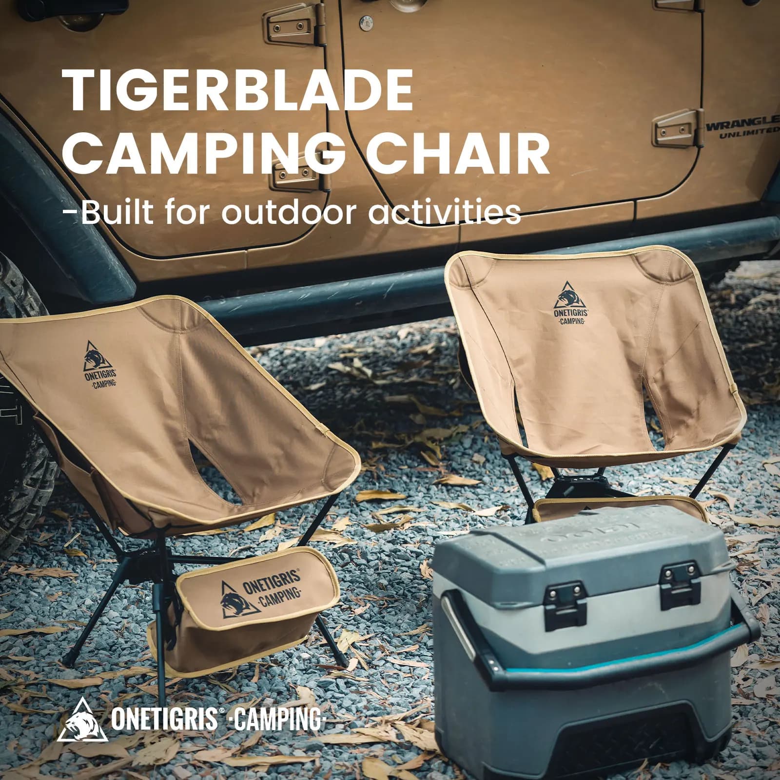 Chaise de camping triangulaire OneTigris pliable pour randonnée pêche et voyages outdoor