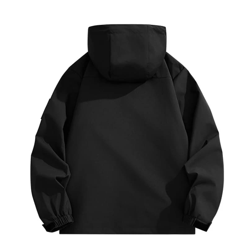 Veste randonnée pêche homme plus size imperméable - Windbreaker coupe-vent respirant camping trekking S-8XL