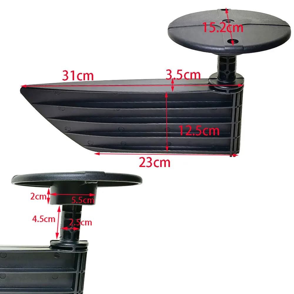 Système gouvernail kayak pièces détachées pour canoë, bateau de pêche et voile accessoires