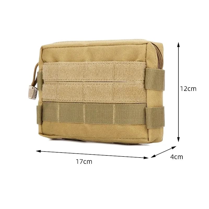 Pochette tactique EDC avec système MOLLE pour chasse et randonnée - Organisation multifonction