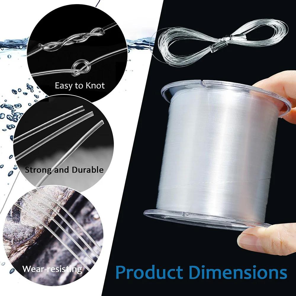 Fluorocarbone #10.0 120M - Ligne de pêche haute résistance 21.5kg pour distance de lancer maximale