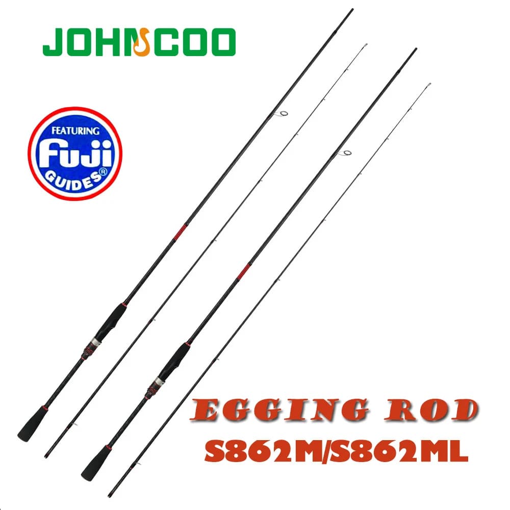 Canne Egging 2.59m ML M Johncoo Kota anneaux Fuji - Canne rapide pour pêche seiche 1.8-3.5# inshore