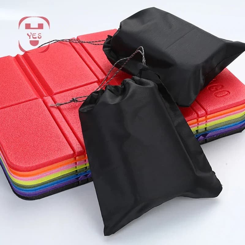 Coussin de siège pliant EVA imperméable pour pêche - Matelas camping plage antidérapant léger