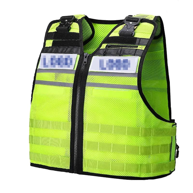 Gilet tactique Quick Detachable Mesh MOLLE respirant multifonction pour pêche et devoir