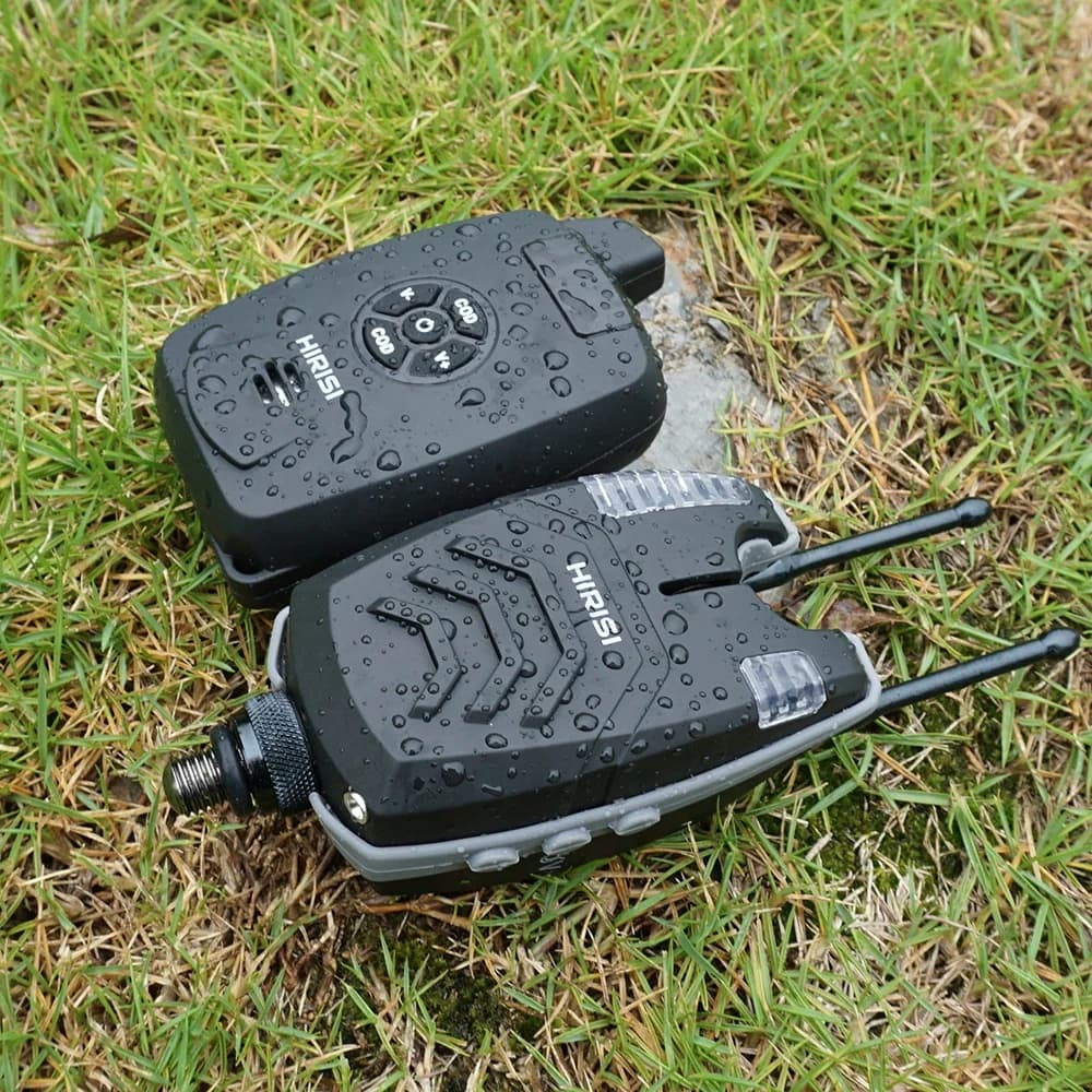 Set d'alarme sans fil carp fishing Hirisi waterproof - Kit 1+4 avec indicateurs de touche étanches