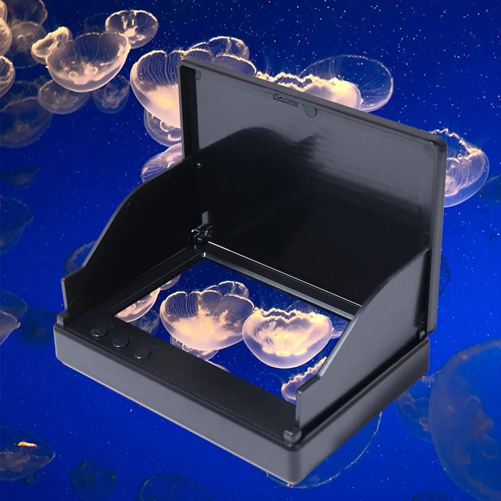 Écran moniteur pêche sous-marine 4,3 pouces IPS vision nocturne LCD pour détecteur de poissons avec pare-soleil