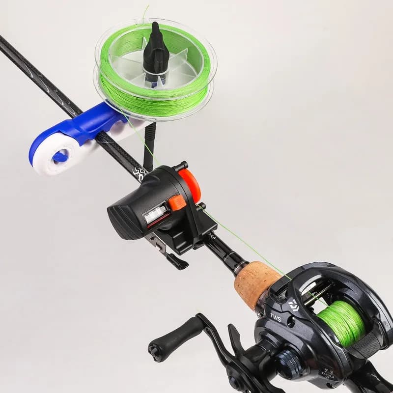 Compteur profondeur ligne pêche 0-999m avec support canne - Outil mesure longueur matériel Pesca