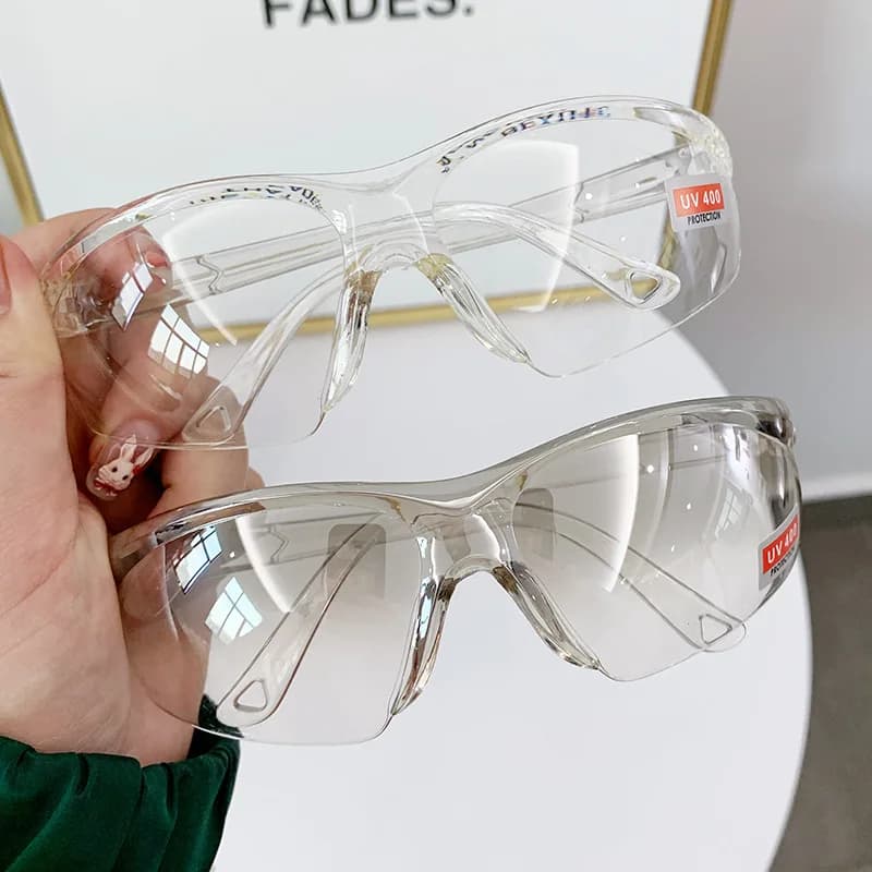 Lunettes de protection UV400 anti-buée anti-poussière anti-vent sécurité professionnelle 1-4 pièces homme