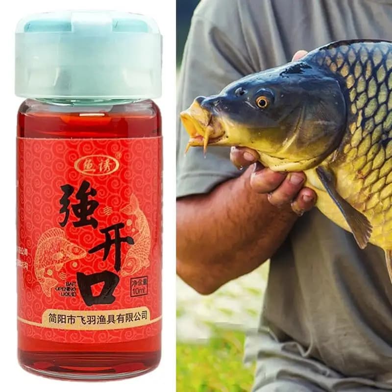 Additif liquide attractant 10ml pour appâts - Huile scent poisson pour pêche mer et eau douce