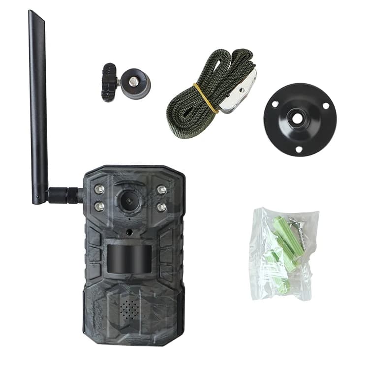 Caméra solaire lithium 2K 4G chasse vision nocturne infrarouge sans fil pour pêche trail