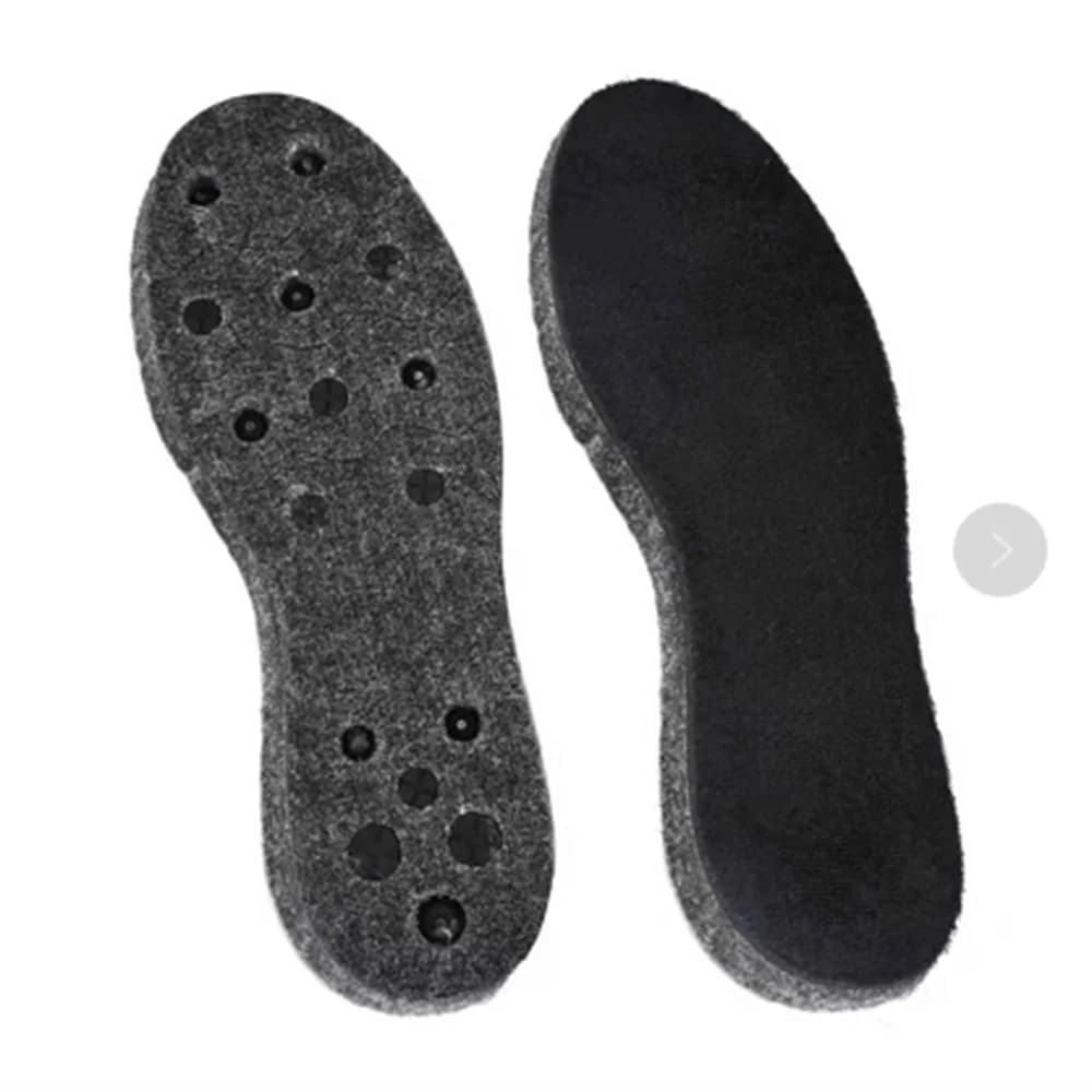 Semelles feutre avec clous pour chaussures de pêche - Semelles amovibles anti-dérapantes tailles 39 à 45 pour pêche sur rochers