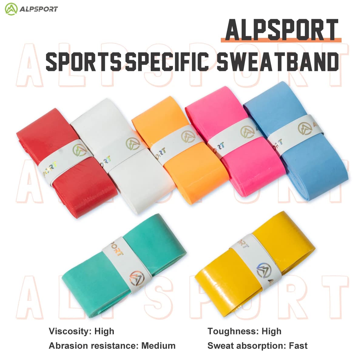 Ruban Prise Raquette Pickleball ALP AC006 PRO Anti-dérapant Absorbant - Accessoire Pêche