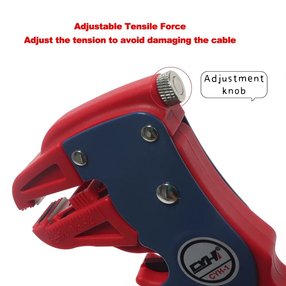 Pince à dénuder automatique pour pêche - Dénudeur fil électrique réglable 0.2-6mm pour équipement pêche