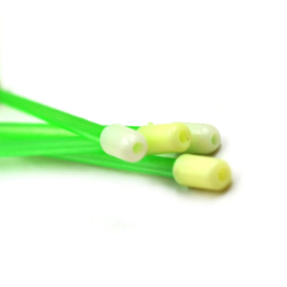 12 pièces anti-emmêlement pêche feeder lumineux - Booms anti-tangles avec snaps tube connecteur équilibre