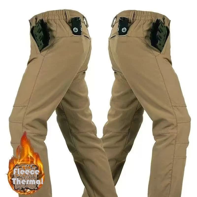 Pantalon cargo militaire tactique hiver imperméable pêche randonnée chaud combat hommes