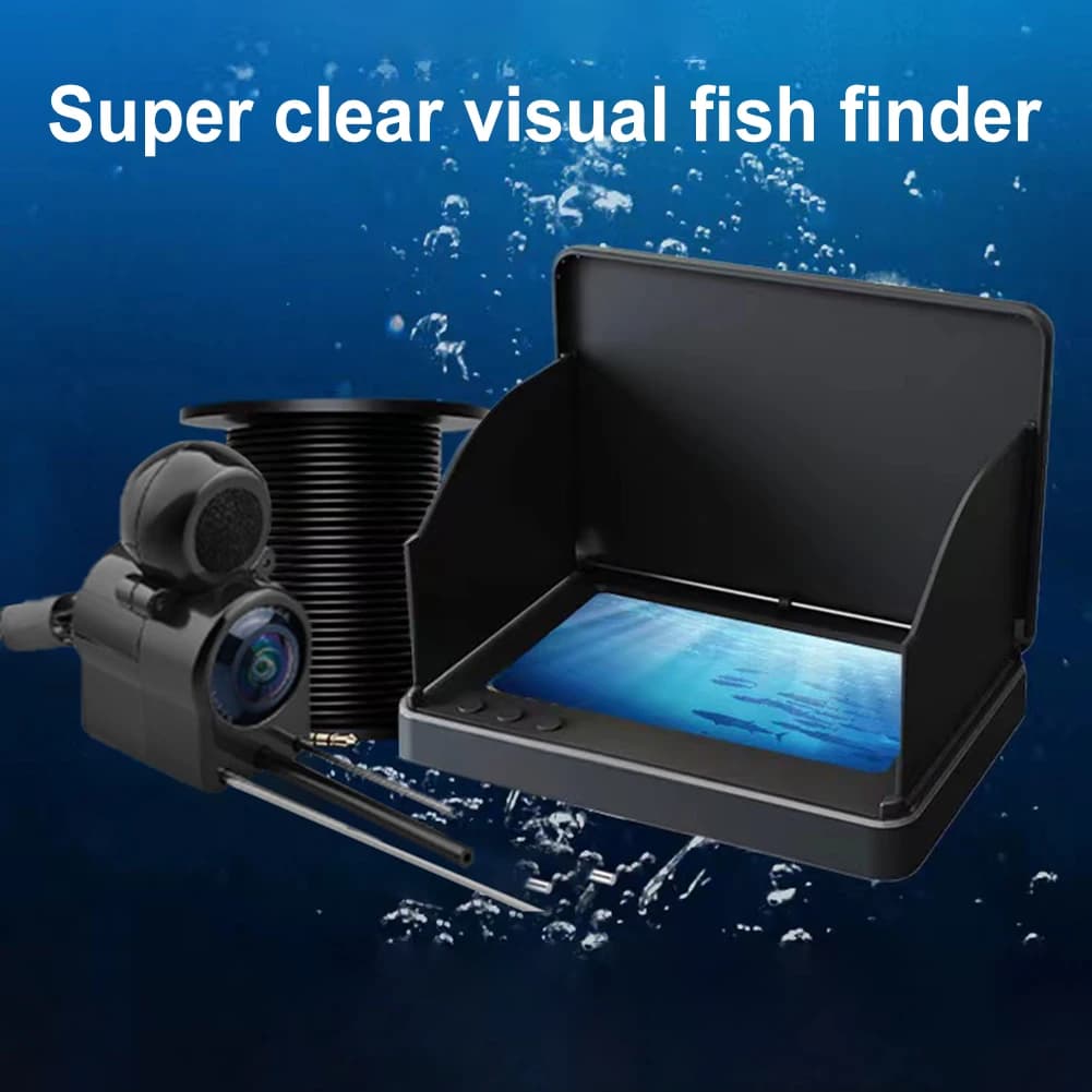 Caméra pêche sous-marine 4.3 pouces écran IP68 étanche vision nocturne 15/20/30m - Fishing HD camcorder