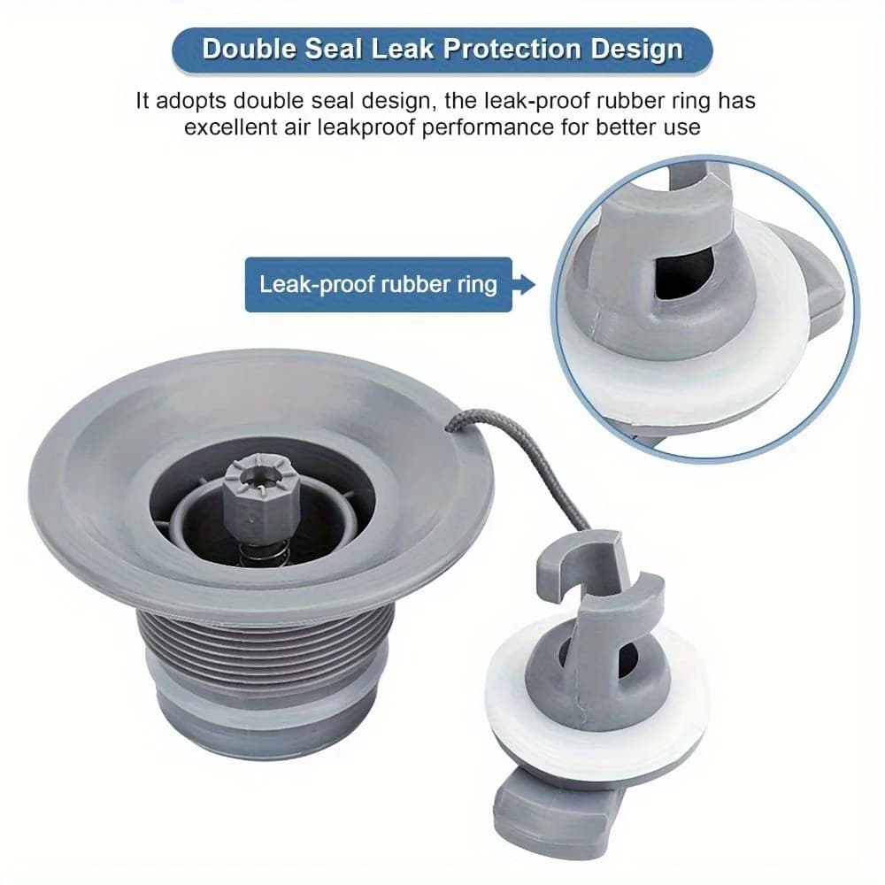 Valve PVC pour bateau gonflable - Remplacement étanche pour kayak, canoë et dinghy