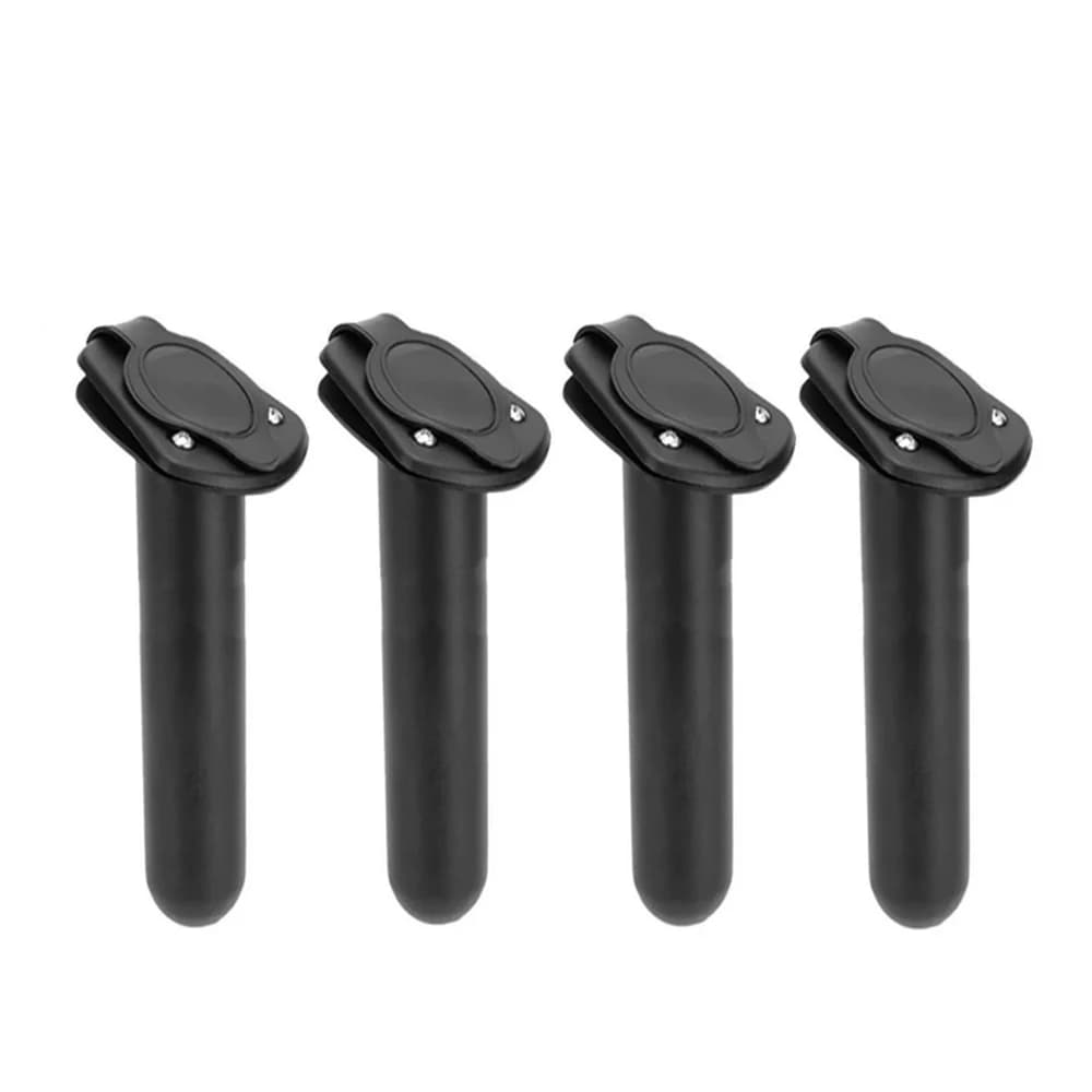 Support de canne à pêche kayak 2/4 pièces avec cache et joint étanche pour fixation flush mount