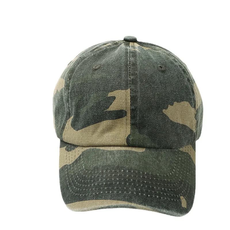 Casquette baseball camouflage jungle coton broderie logo personnalisée unisexe outdoor