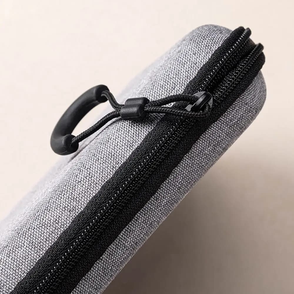 Pochette EVA mini zippée pour Airpods - Étui écouteurs câble charge accessoires numériques portable