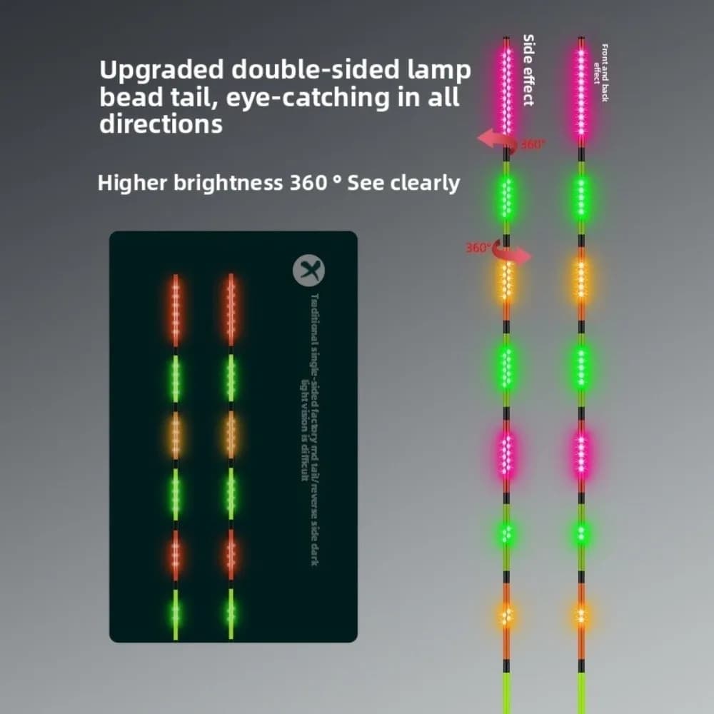 Flotteur intelligent LED ultra lumineux - technologie électronique sensible pour pêche précise