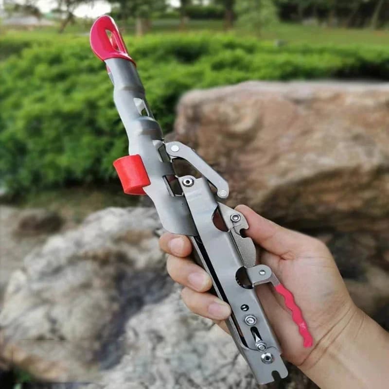 Porte-canne automatique double ressort pliable anti-rouille pour pêche en mer et rivière