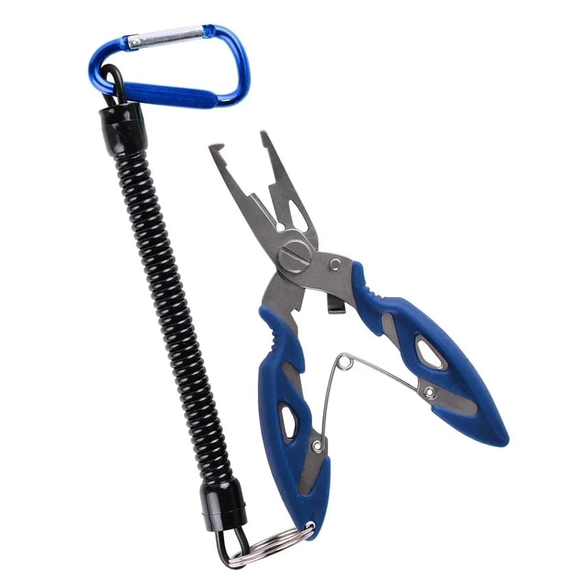 Pinces de pêche multifonction avec coupe-ligne, extracteur d'hameçon et pince à émerillon