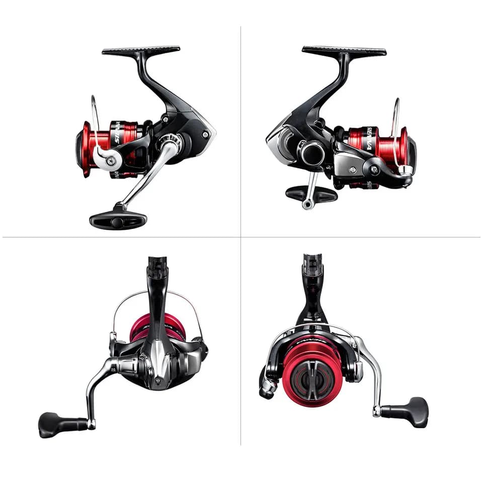 Moulinet de pêche spinning Shimano Sienna 500 à 4000 pour eau douce et mer