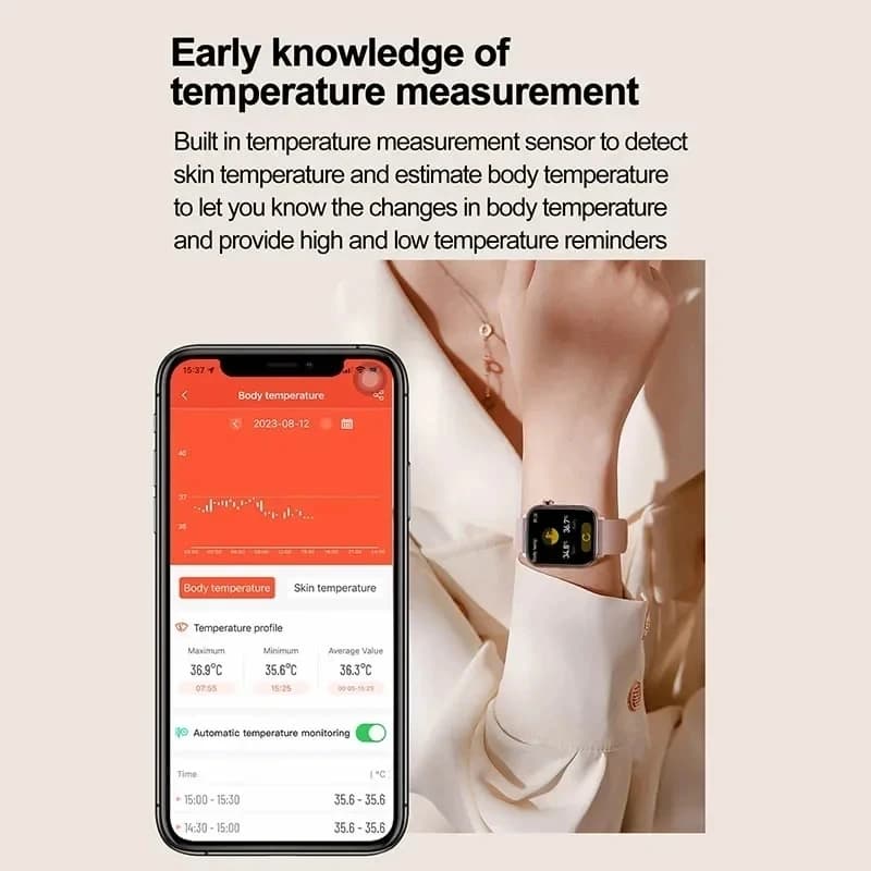 Montre intelligente diagnostic IA 2025 - Analyse lipides, acide urique et cycle féminin pour pêcheuses