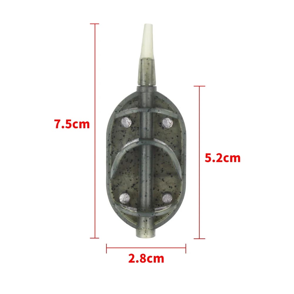 Cage à amorce feeder hirisi 30g à 60g pour pêche de la carpe, panier amorçoir à libération rapide, accessoire de pêche