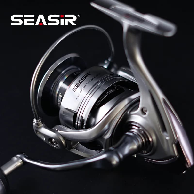 Moulinet de pêche spinning SeaSir CONTRA MAX 3000-8000, corps aluminium, ratio 5.1:1/5.7:1, pour pêche en mer et eau salée
