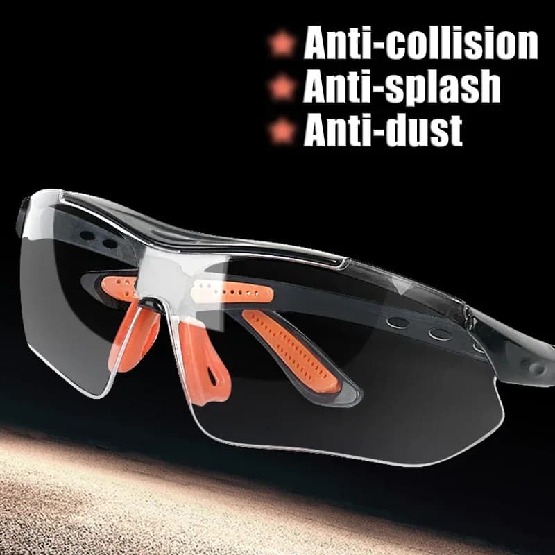 Lot de 2 lunettes de protection transparentes anti-sable et anti-vent pour pêche et travaux - sécurité optimale