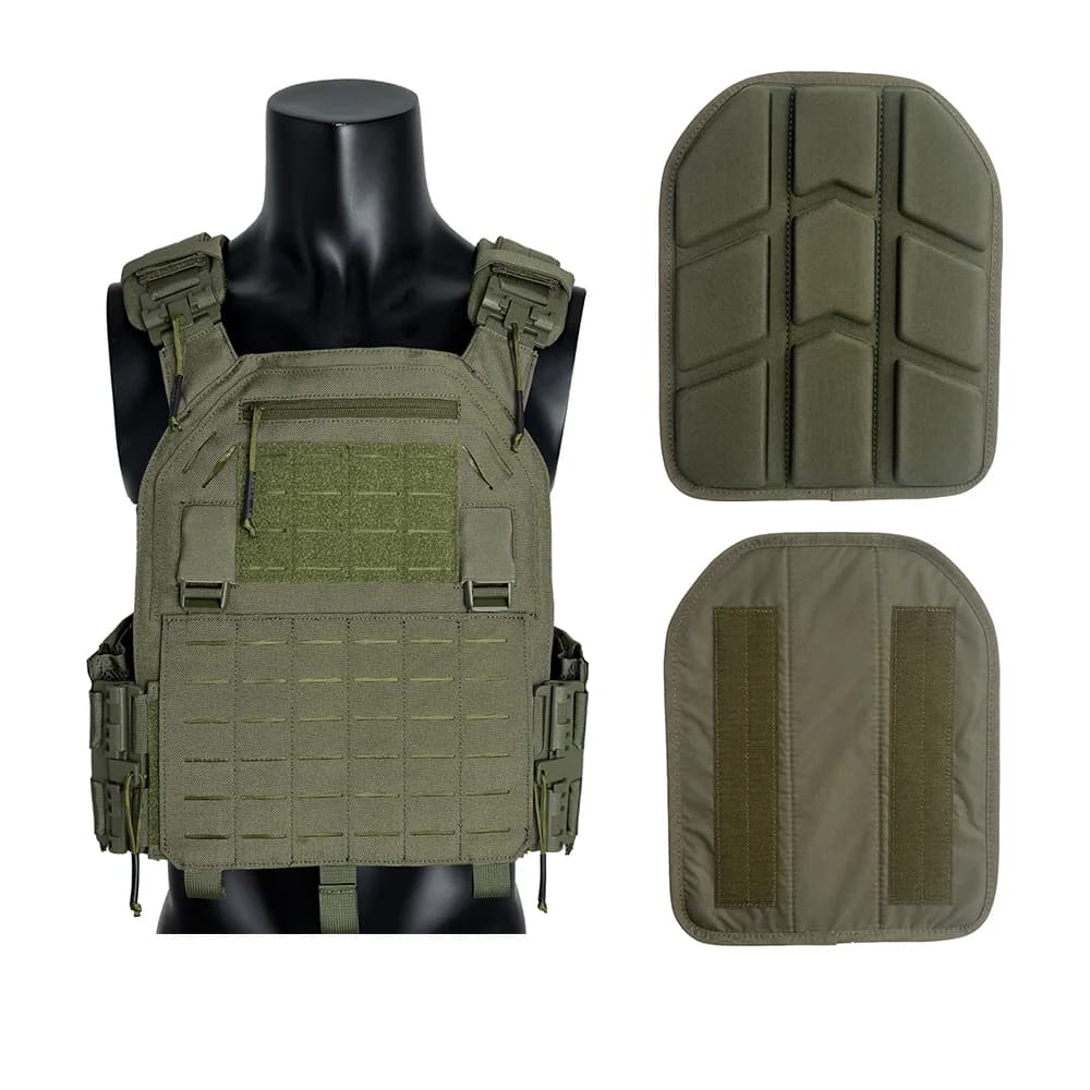 Gilet tactique modulaire 1000D avec rembourrage EVA et sangle LAVC pour la pêche et l'airsoft