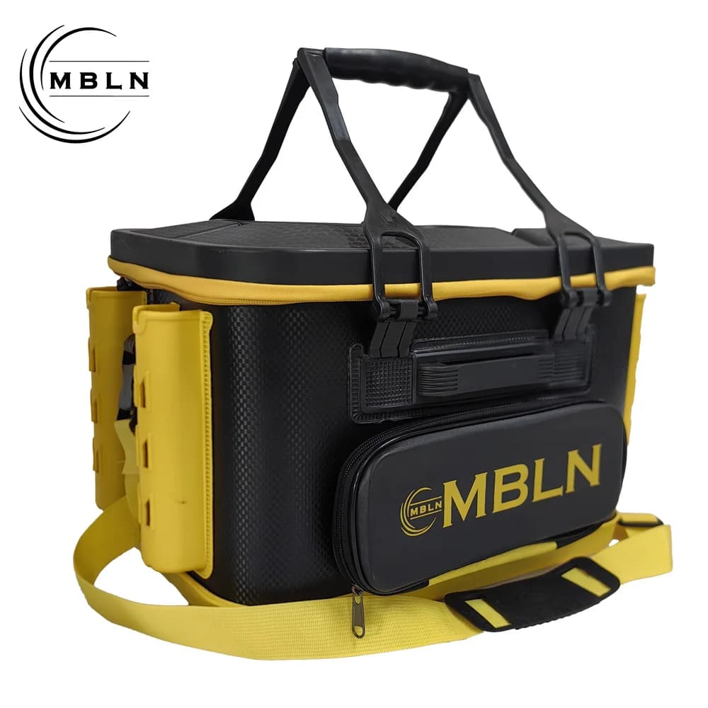 Caisse de pêche MBLN 30L portative - Supporte 70kg, transport à la main ou en bandoulière