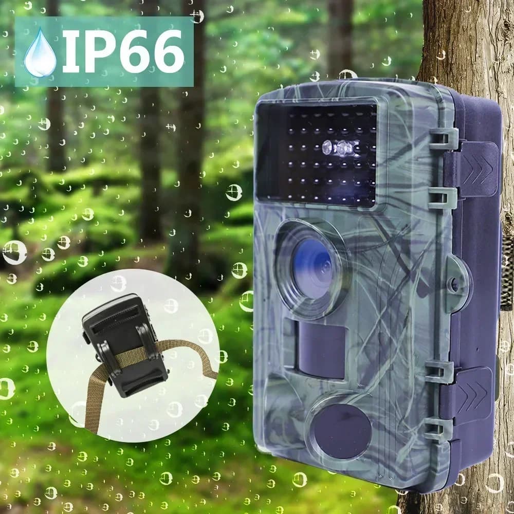 Appareil photo trail 60MP WIFI PR1600 4K vision nocturne infrarouge étanche pour chasse et observation faune