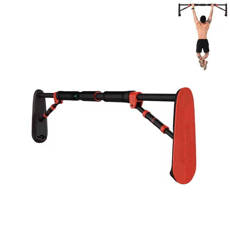 Barres de traction extra larges pour porte - Station dips sans vis avec poignées rembourrées - Équipement fitness pêche