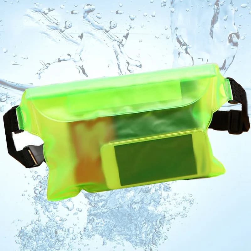Pochette étanche transparente grande taille pour téléphone sous l'eau, protection natation
