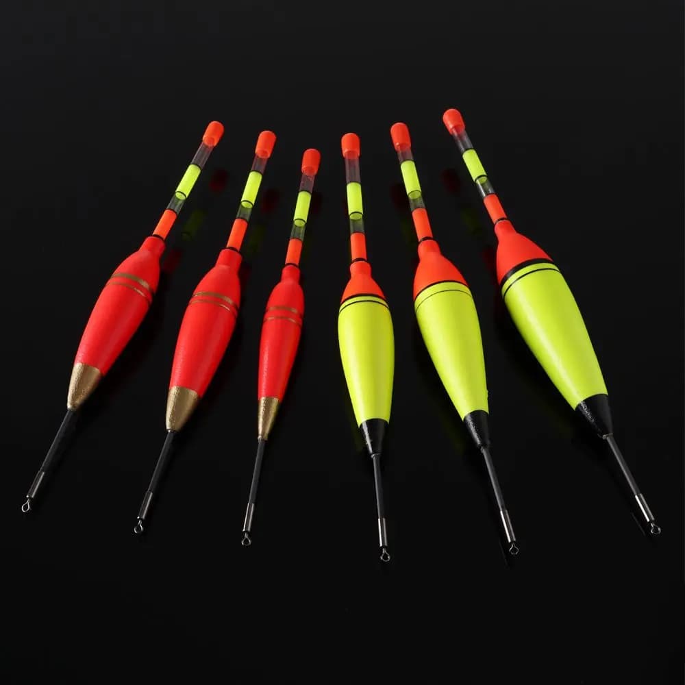 Flotteurs EVA luminescents 6g à 30g pour pêche nocturne - bobbers verticaux avec éclairage LED intégré