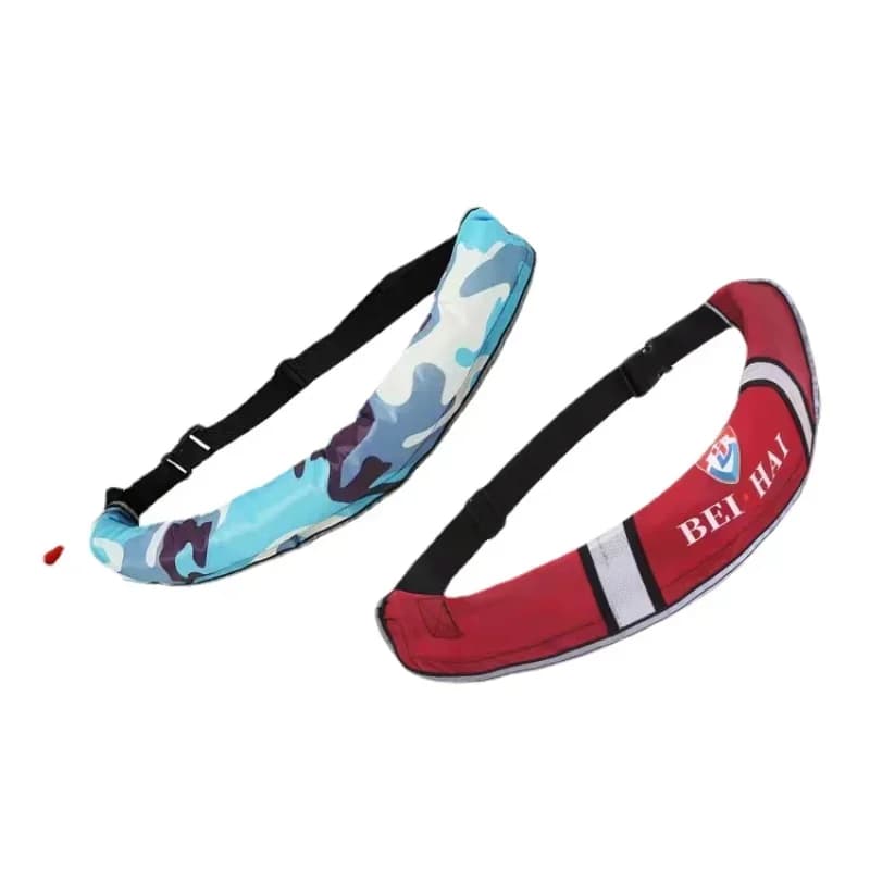 Veste de pêche gonflable automatique pour adulte ceinture de sécurité bateau et pêche