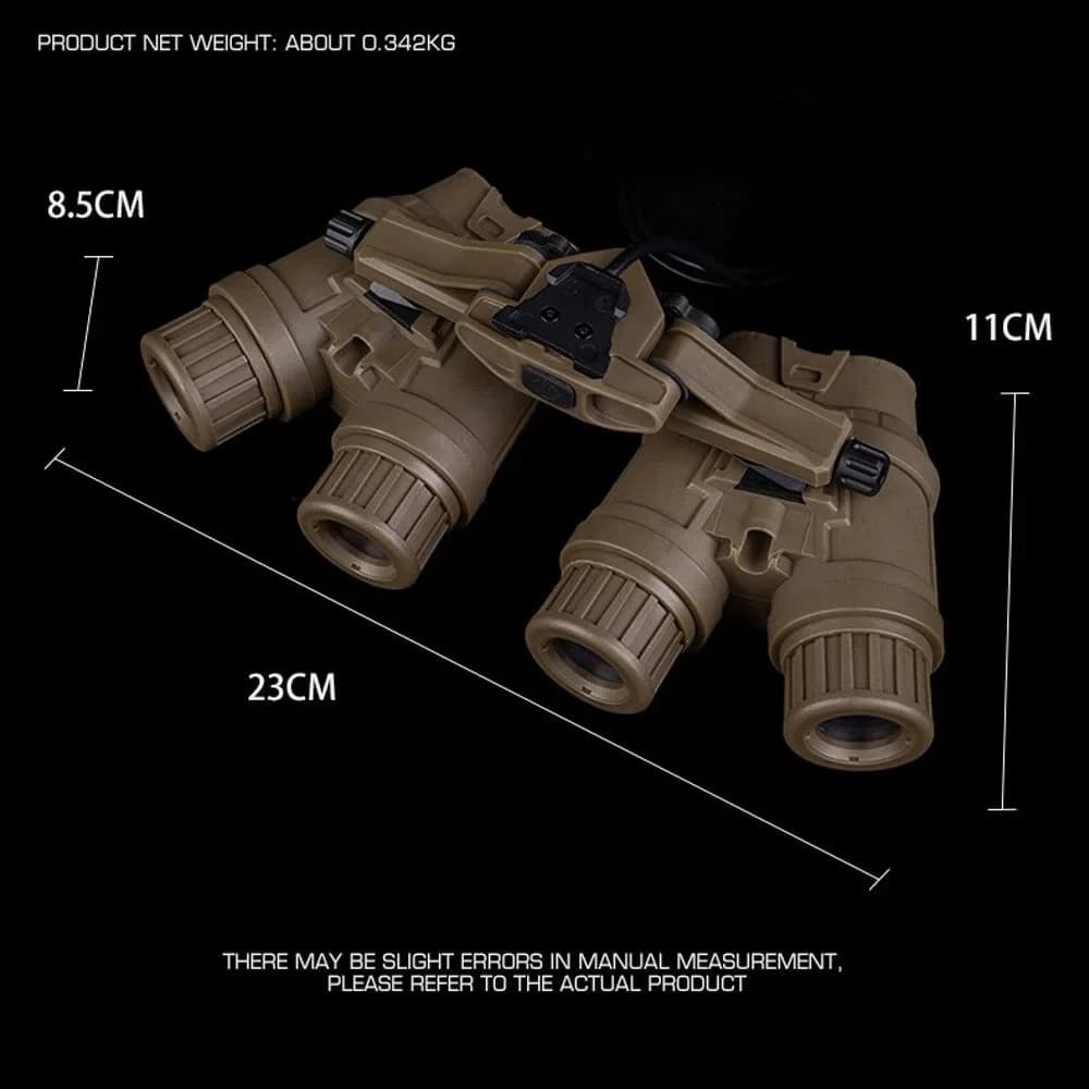Jumelles vision nocturne tactiques GPNVG 18 modèle factice - Cosplay airsoft décoration pêche