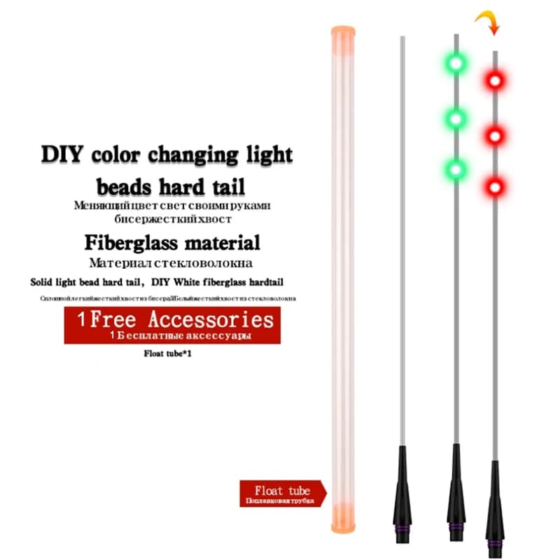 Queue Flotteur Intelligent LED Capteur Gravité Couleur Changeante Queue Électrique Accessoire Pêche Outil