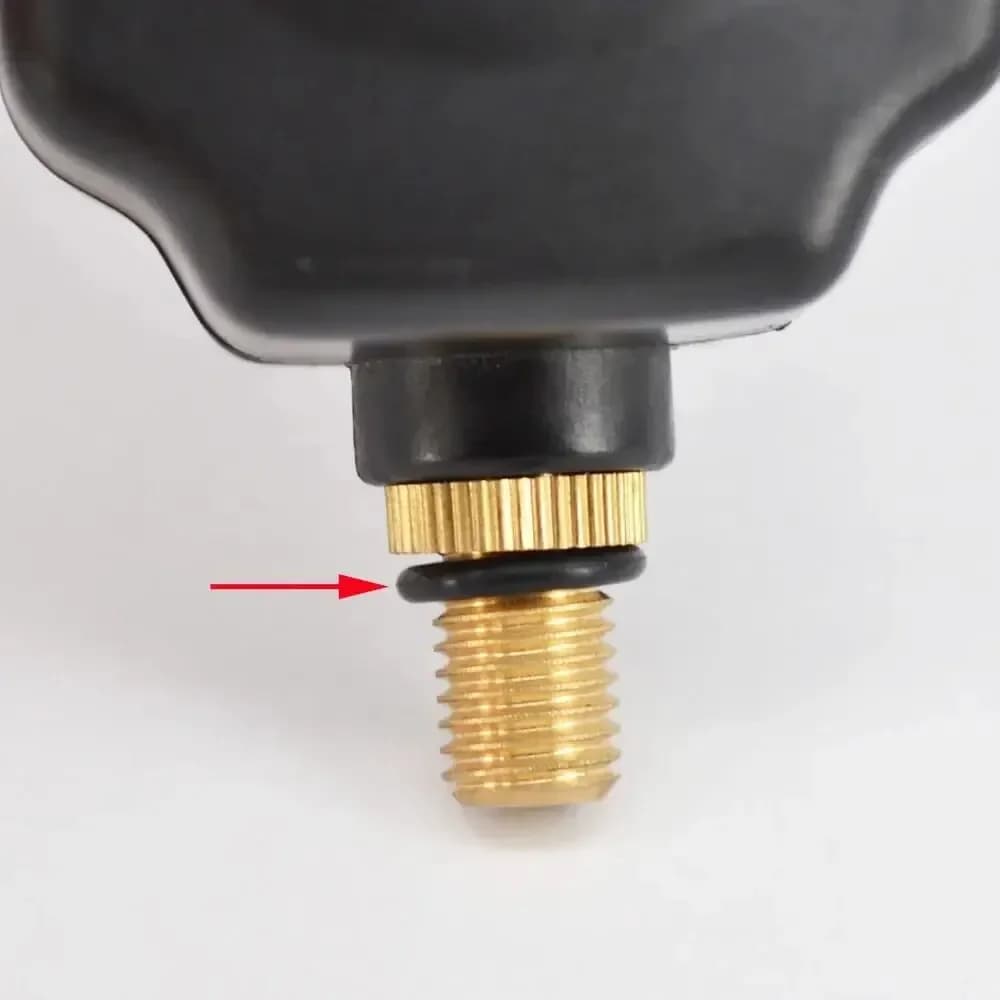 50 anneaux caoutchouc noir pour indicateurs de touche et supports cannes accessoires pêche