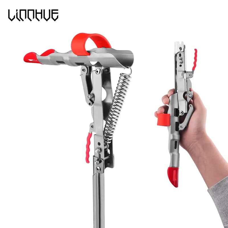 Support de canne à pêche automatique en acier inoxydable réglable et pliable