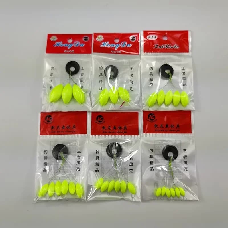 Lot de 5 flotteurs Seven-star 8-22mm 6 tailles pour pêche à la carpe - Accessoires de pêche J544