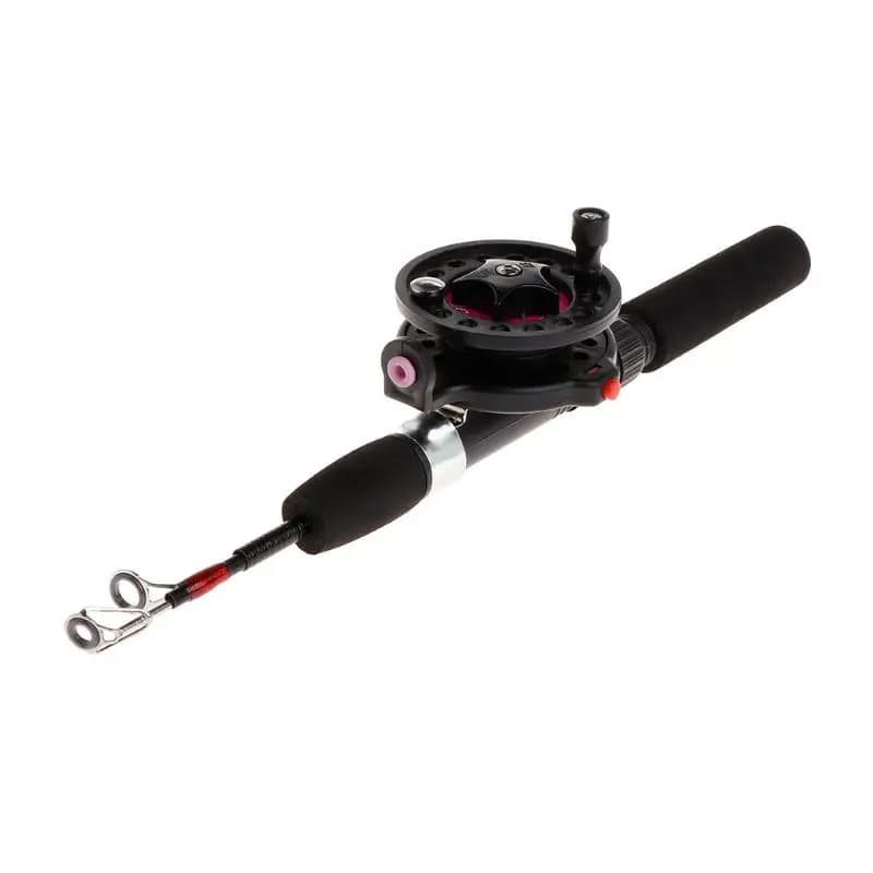 Canne à pêche hiver glace portable mini YD61 avec moulinet pour pêche sur glace